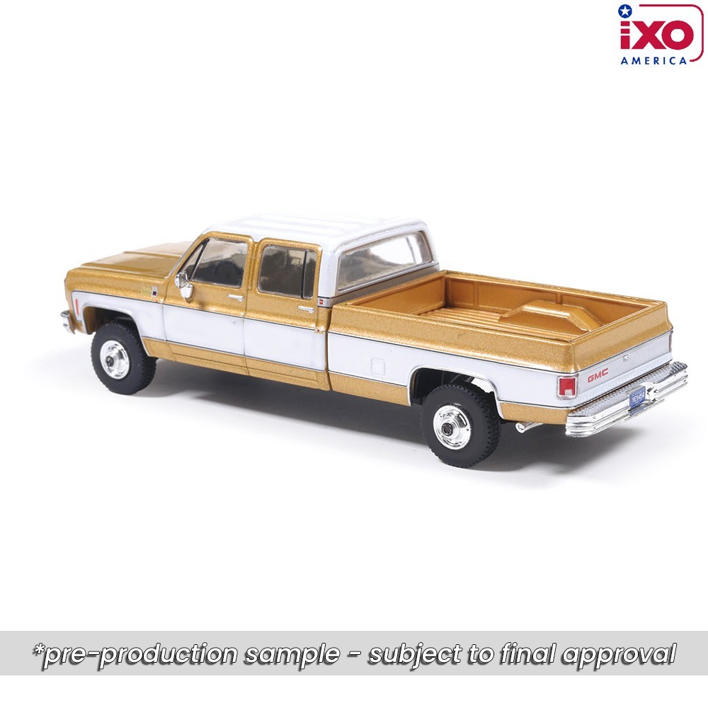 2026 IXO America 1:64 Yuba Gold 1975 GMC SIERRA CLASSIC Pickup Truck #IA64012