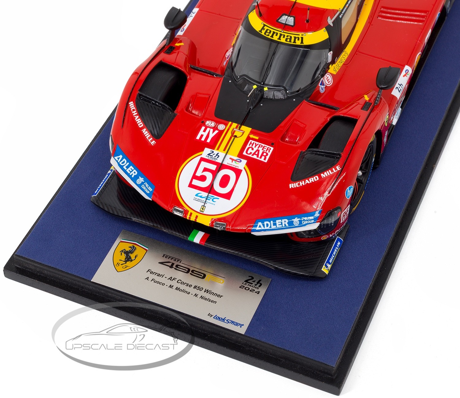 Looksmart 1/18 Ferrari 499P #50 Le Mans 24 hour 2024 Winner NEW LS18LM048