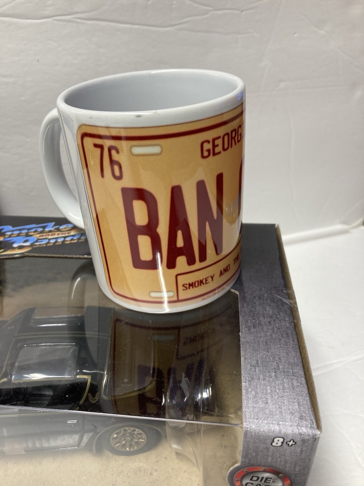 Smokey and the Bandit Jada Toys JAD30998 Car plus Ban One Coffee Mug ,Coaster