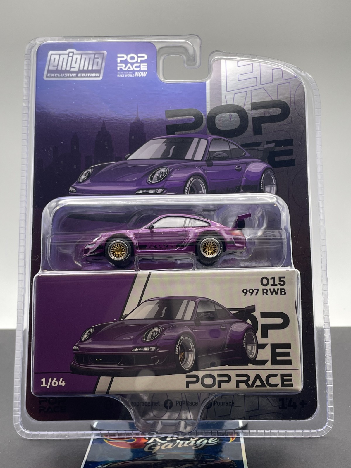 Pop Race Enigma Exclusive Purple Porsche RWB 997 #015