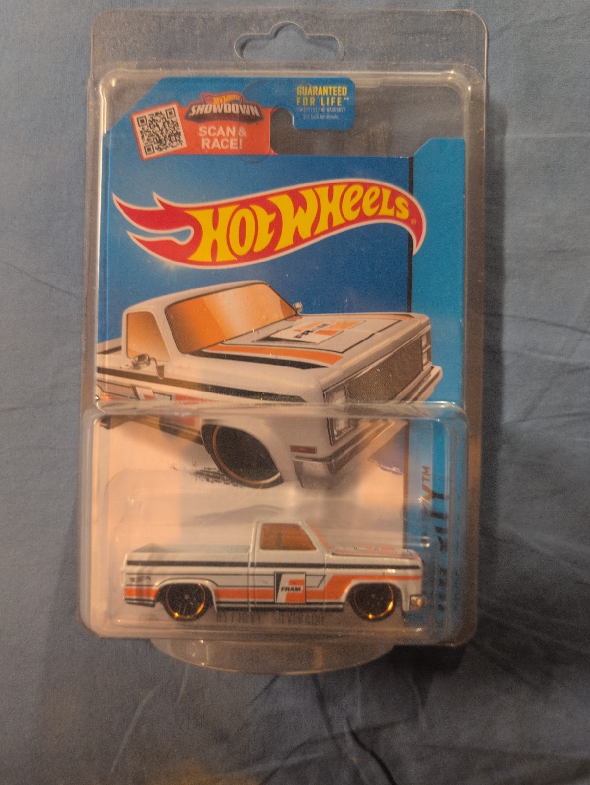 Hot Wheels 83 Chevy Silverado Toys R Us Exclusive White Fram