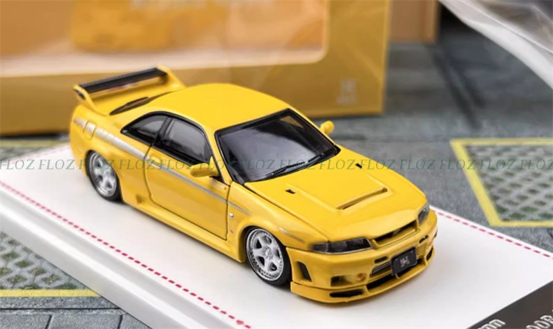Focal Horizon Nissan Skyline GT-R R33 Nismo 400R Yellow LTD 999PCS 1:64 Model