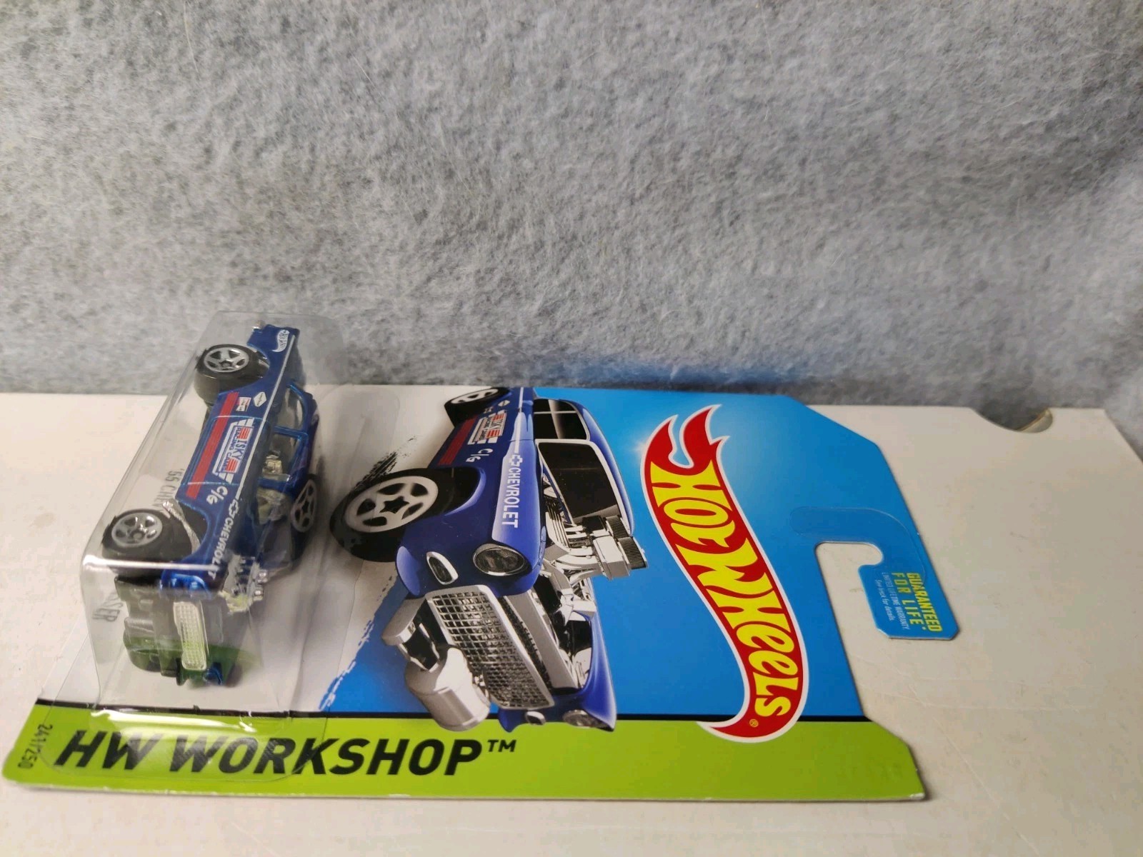 Hot Wheels 2014 HW Workshop Blue ‘55 CHEVY BEL AIR GASSER Collector #241/250