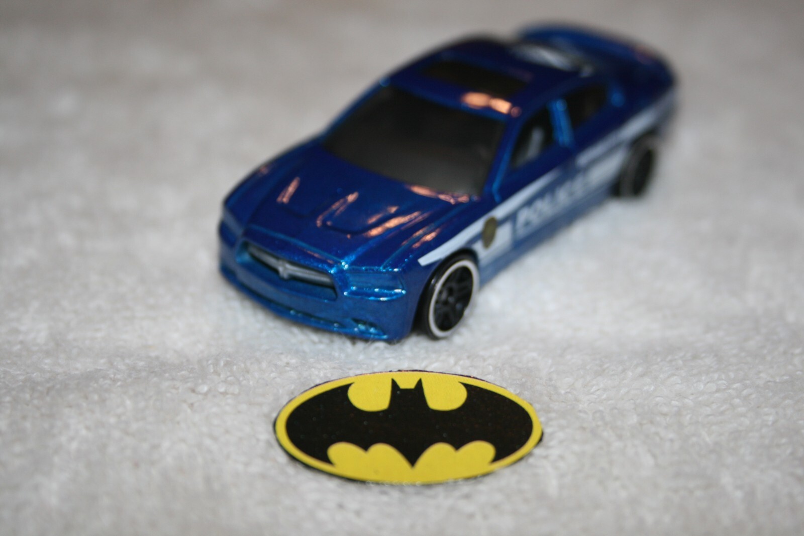 NEW 2023 Hot Wheels Batman 2011 Dodge Charger R/T GCPD Police Blue Gotham city