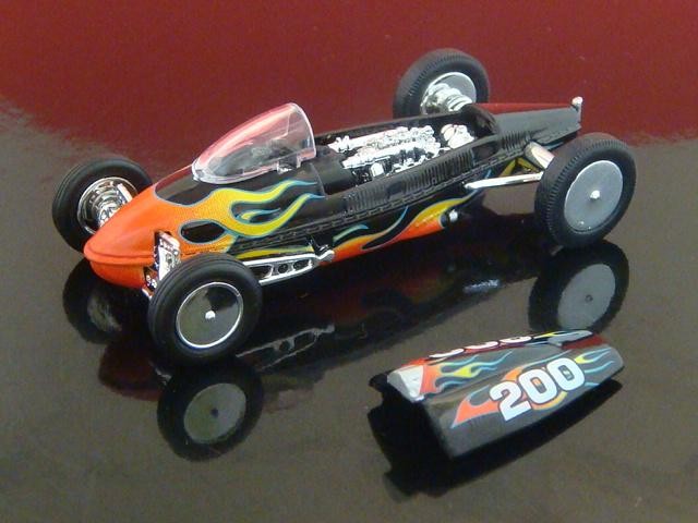 Vintage Racing 1948-1950 Belly Tank Flathead V8 Dry Lake Lakester 1/64 Scale J