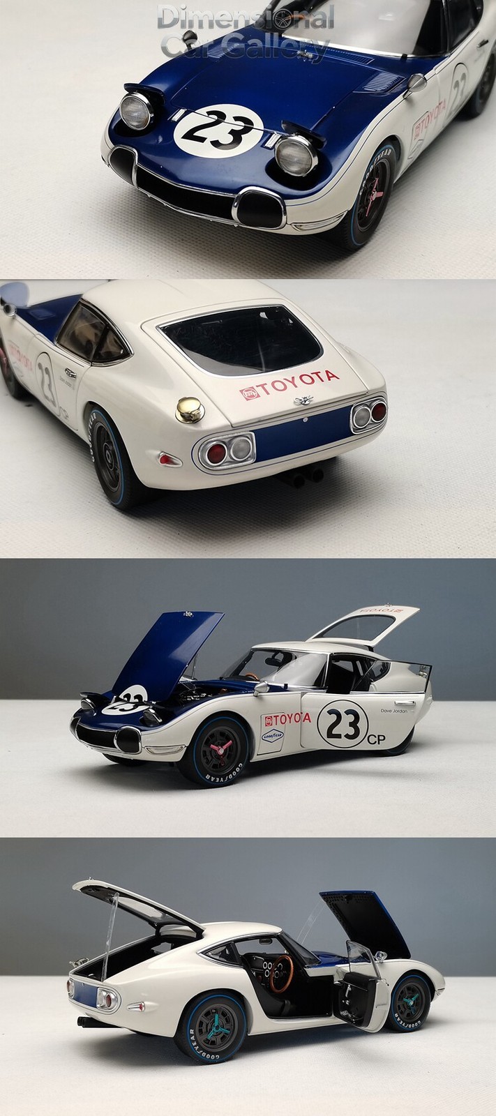 1/18 AUTOart Toyota 2000GT Simulation Alloy Car Model Collection Gift Metal