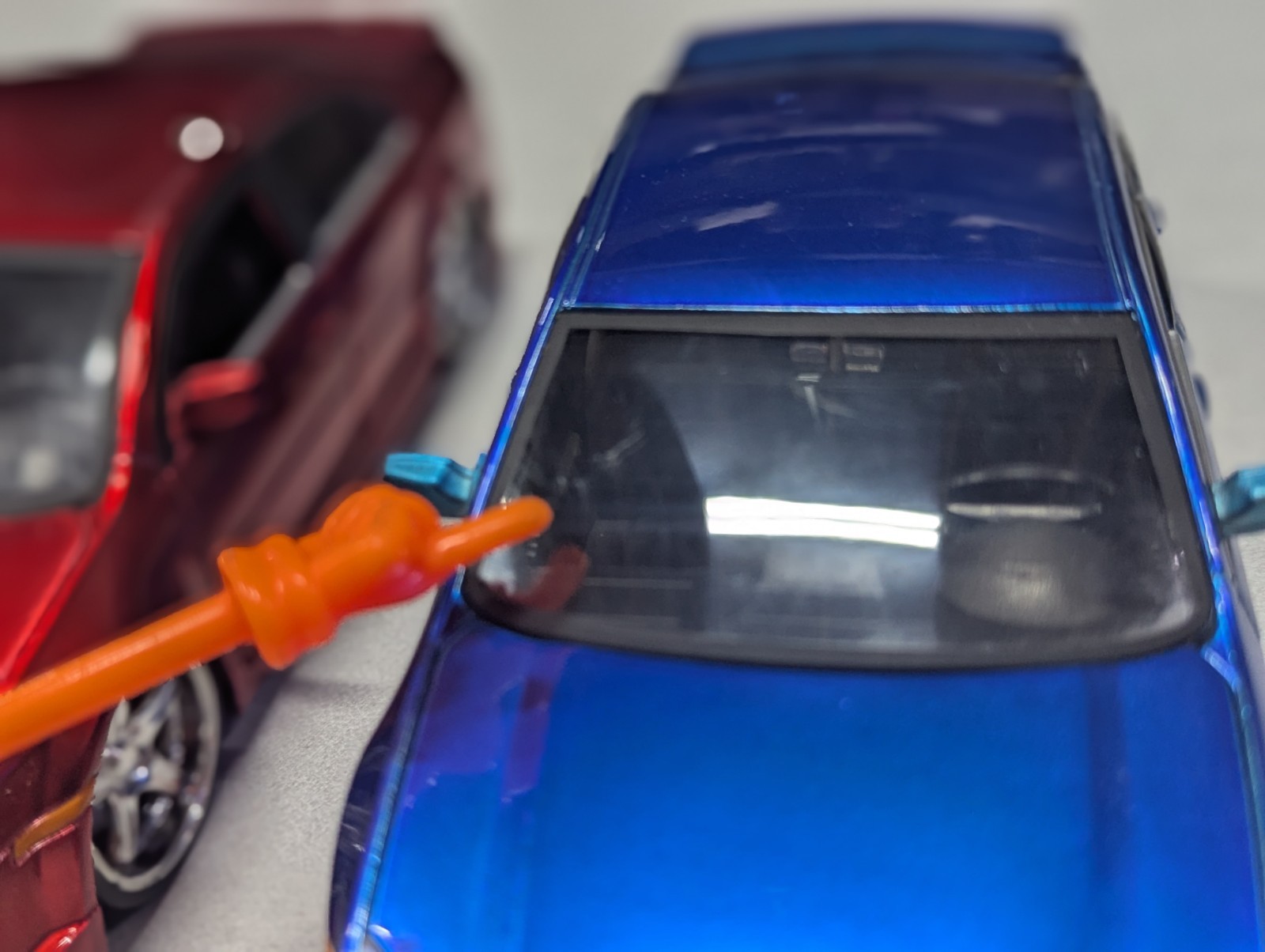 JADA DUB CITY 2006 FORD FUSION BLUE & RED 1:24 DIECAST MODEL USED Scuffs NO BOX