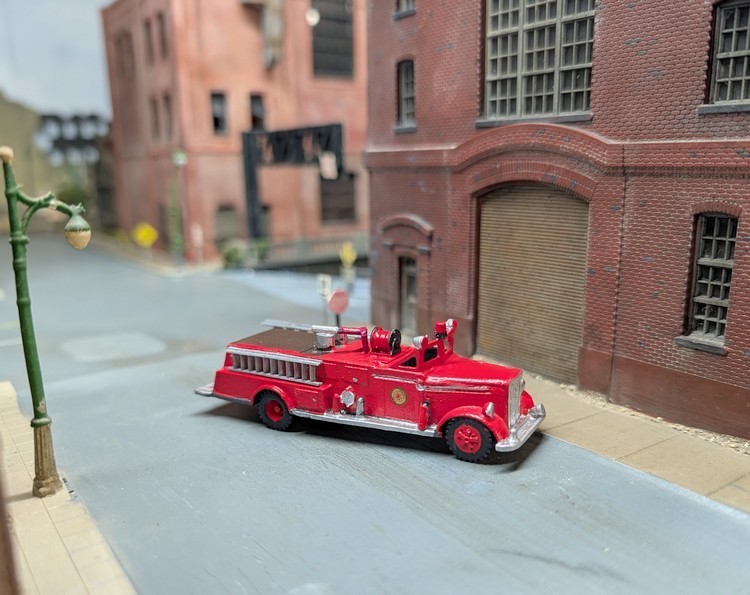 1/87 HO Scale Custom Built 1955 Ward LaFrance Fire Pumper 3D Printed Resin Model
