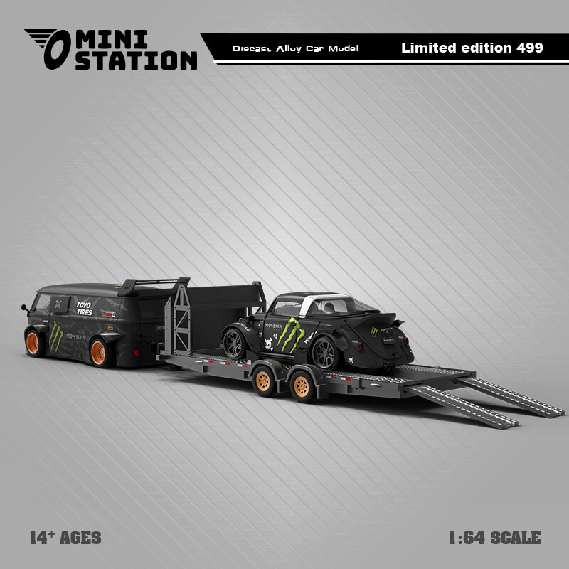 Mini Station 1:64 RWB 964/Targa/T1 Model Car