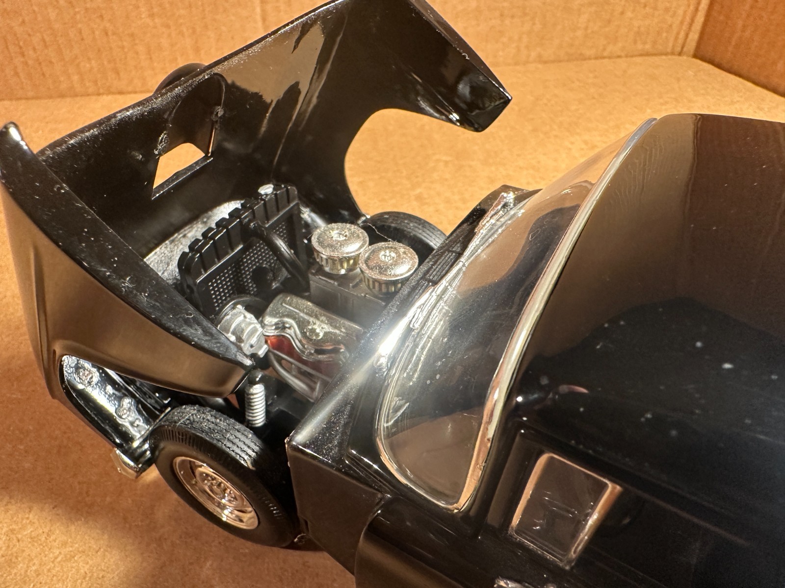 ERTL 1/18 1955 Chevrolet Hot Rod Coupe, Black, From American Graffiti Movie