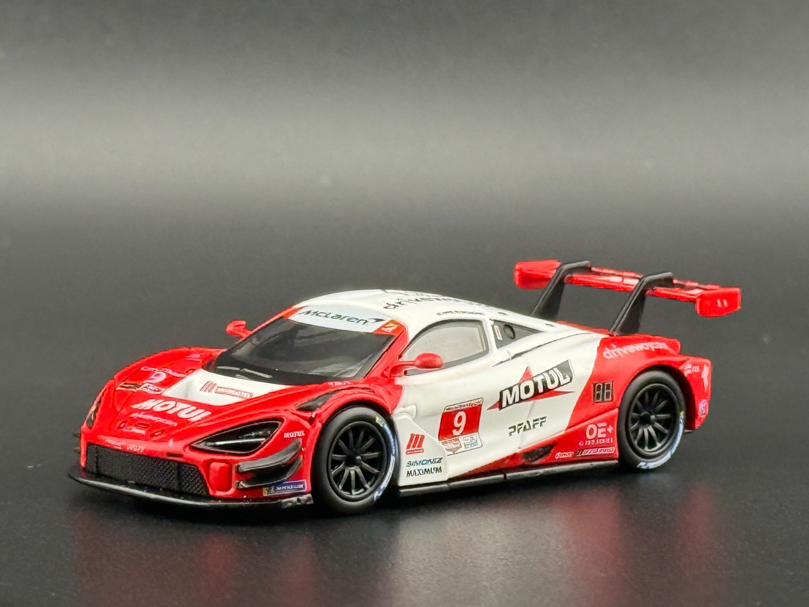 Mini GT McLaren 720S GT3 Evo Pfaff Motorsports 2024 IMSA Laguna Seca #993 1/64