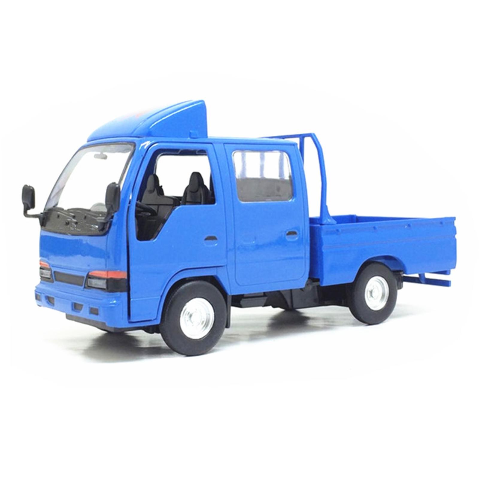 1/32 Blue Model Toy Car With Pull Back&Sound Light For ISUZU NHR Pickup Truck