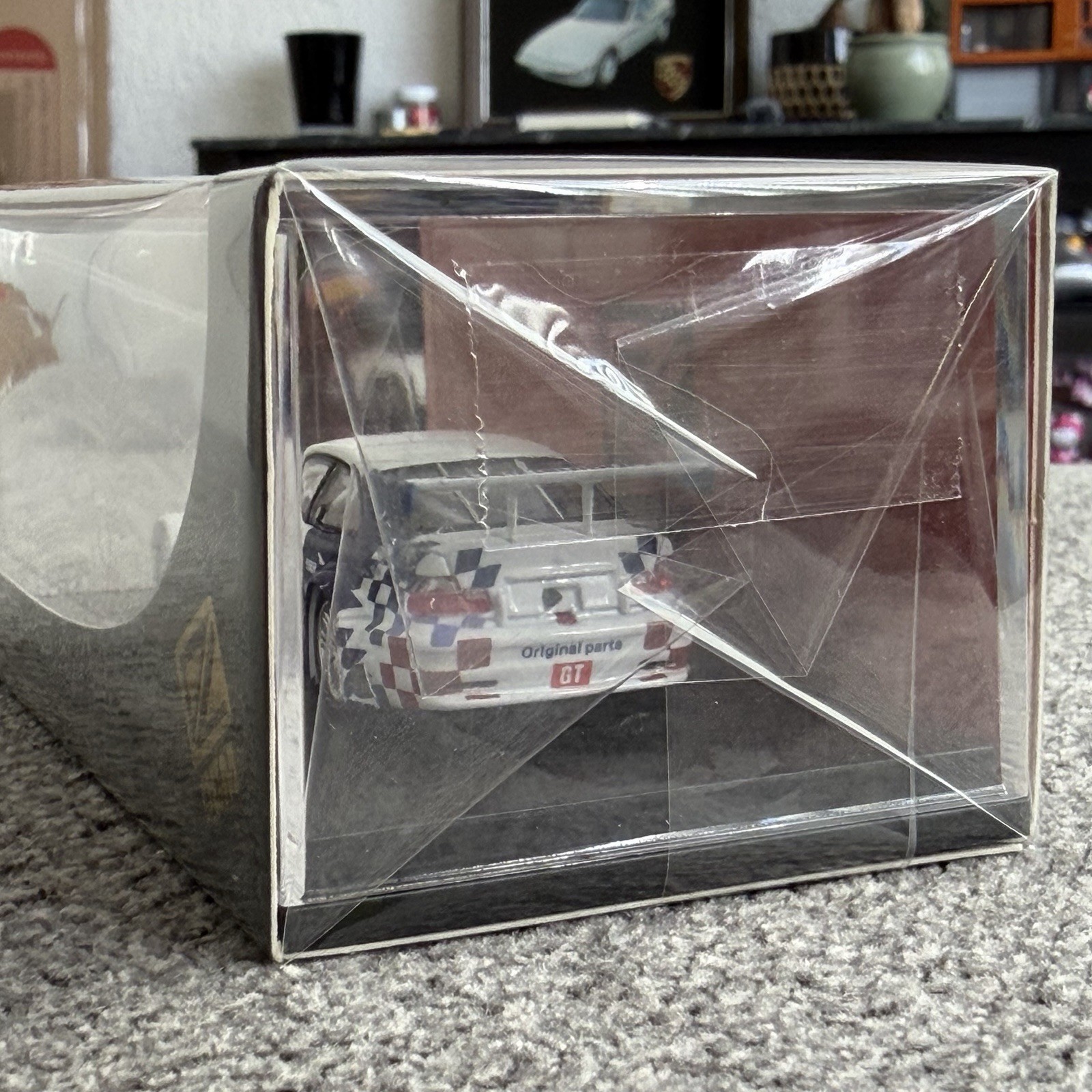 DCM 1:64 White M3 GTR E46 #43 Widebody Sports Model Diecast Display Car