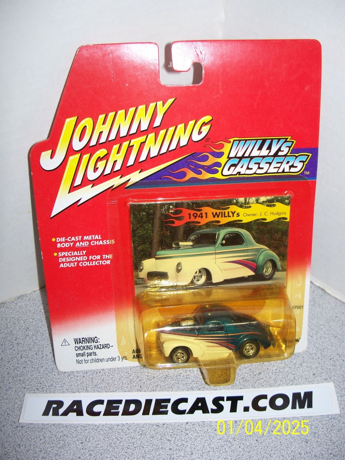 J C HUDGINS 1/64 NHRA 1941 WILLY’S GASSER JOHNNY LIGHTNING