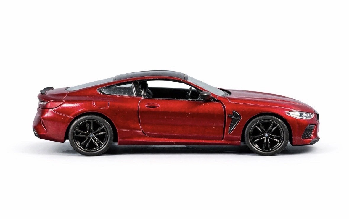 BMW M8 Competition 1:36 Scale 5″ Die Cast Model w/Pullback Action (Red) (NO BOX)