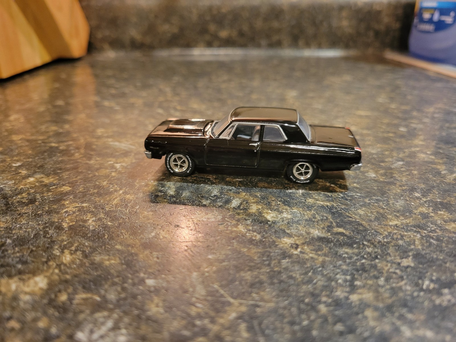 Greenlight Muscle Car Garage 65 Dodge Coronet 426 Black Mint Tire n Wheel Swap