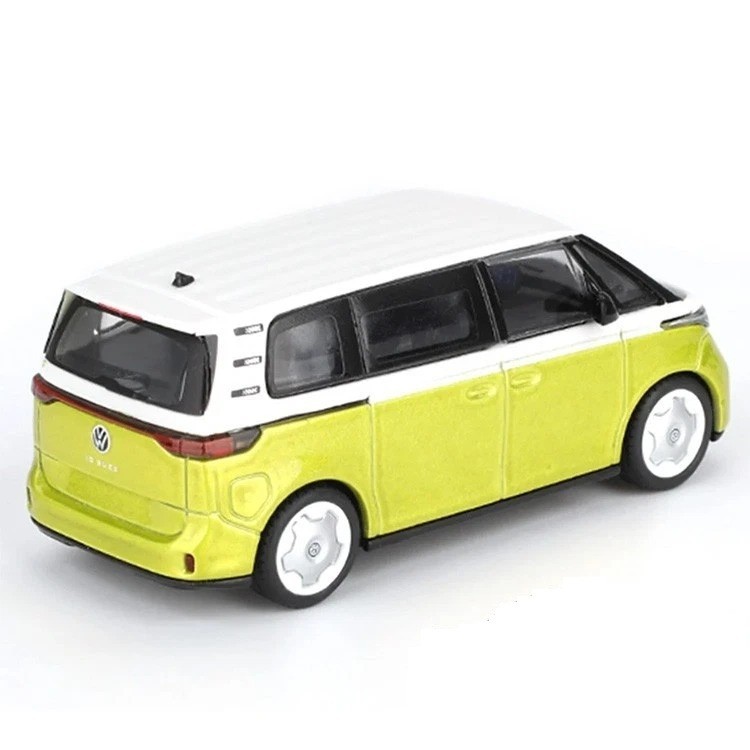 Mini GT Volkswagen ID.Buzz Candy White Pomelo Yellow 1:64 Model Car MGT01110-1A