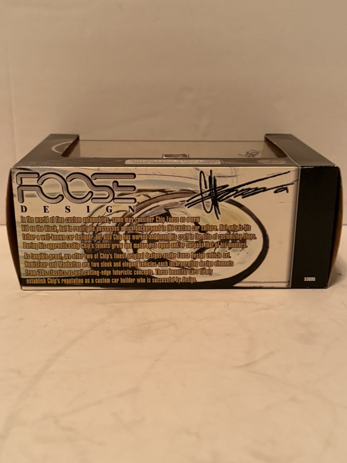 2001 Hot Wheels 100% Foose Design 2-Car Set #53695 Manhattan & Hemisfear NEW #2