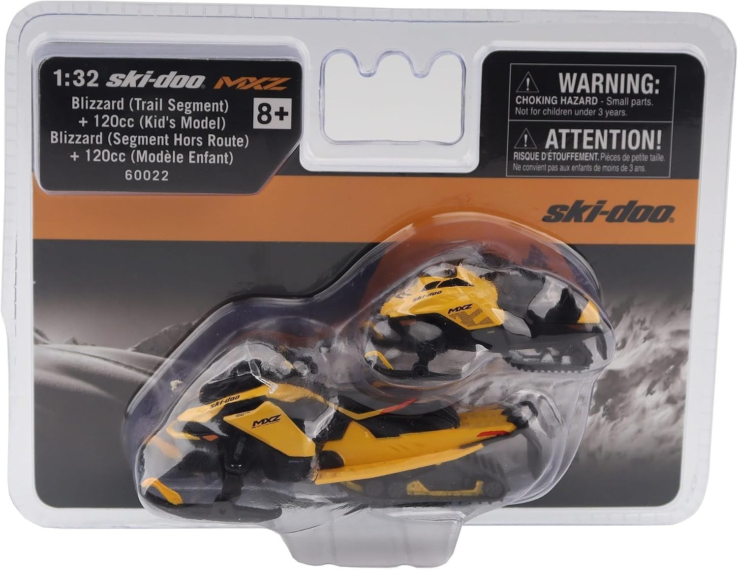 Diecast Masters BRP Bombardier Models 1:32 Scale Diecast Replica Ski-Doo MXZ Bli