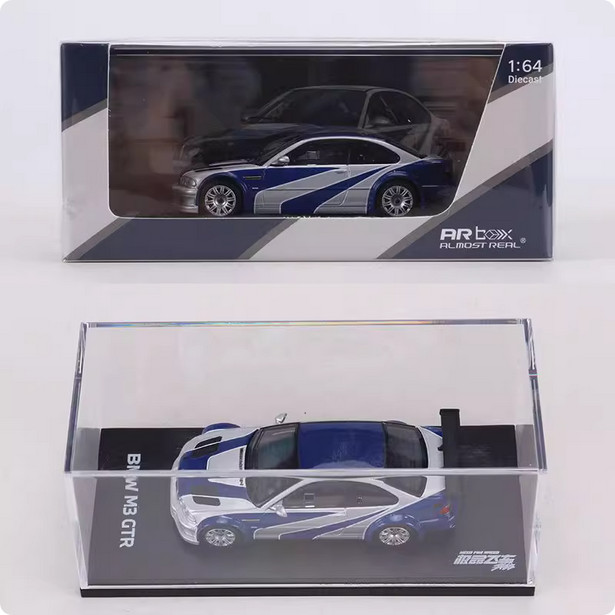 AR BOX 1:64 BMW BMW M3 GTR Need for Speed Assembly Alloy Car Model Collect