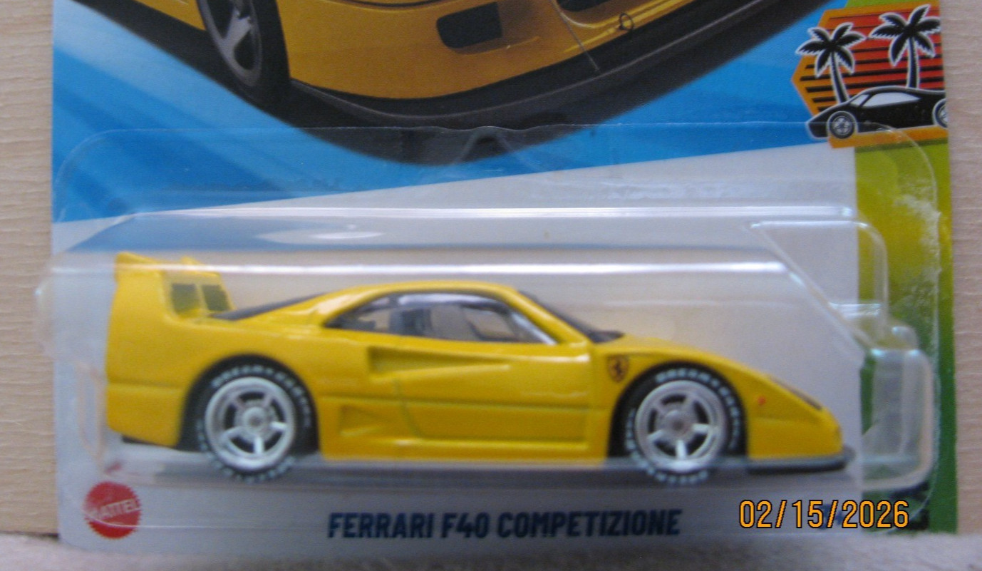 2026 Hot Wheels Ferrari F40 Competizion “PICK ONE” w/Real Riders Wheel Swap