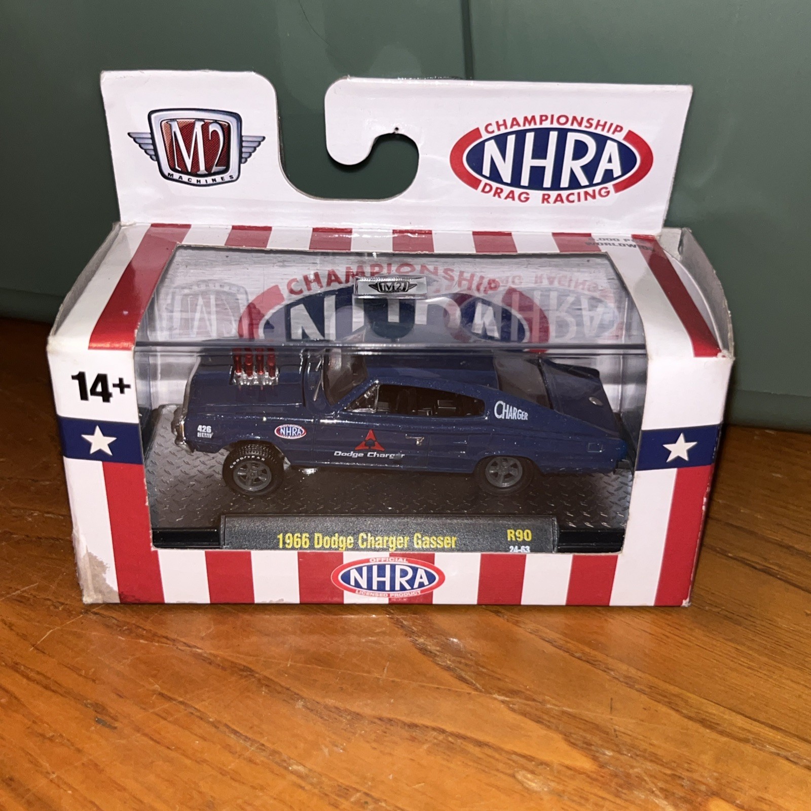 NEW 2024 M2 MACHINES Target EXCLUSIVE 1966 Dodge Charger Gasser R90 NHRA