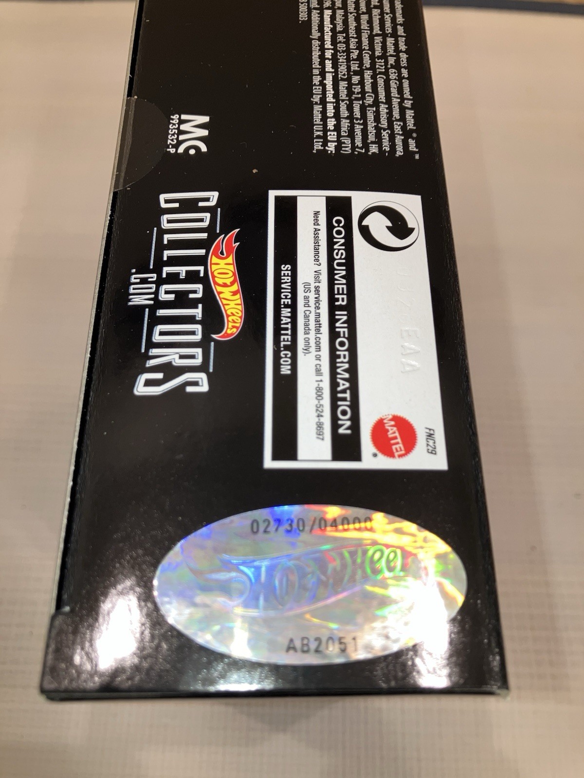 Hot Wheels Redline CUSTOM OTTO Mint In Box, Club Exclusive 0614, 2713/4000 RARE!