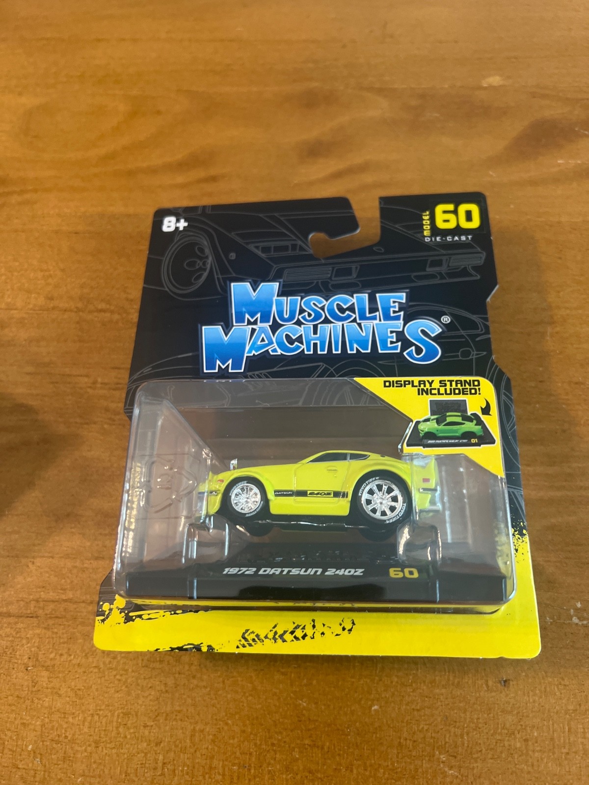 Maisto Muscle Machines Series 10 Die-Cast Model 60 1972 Datsun 240Z Yellow NEW!