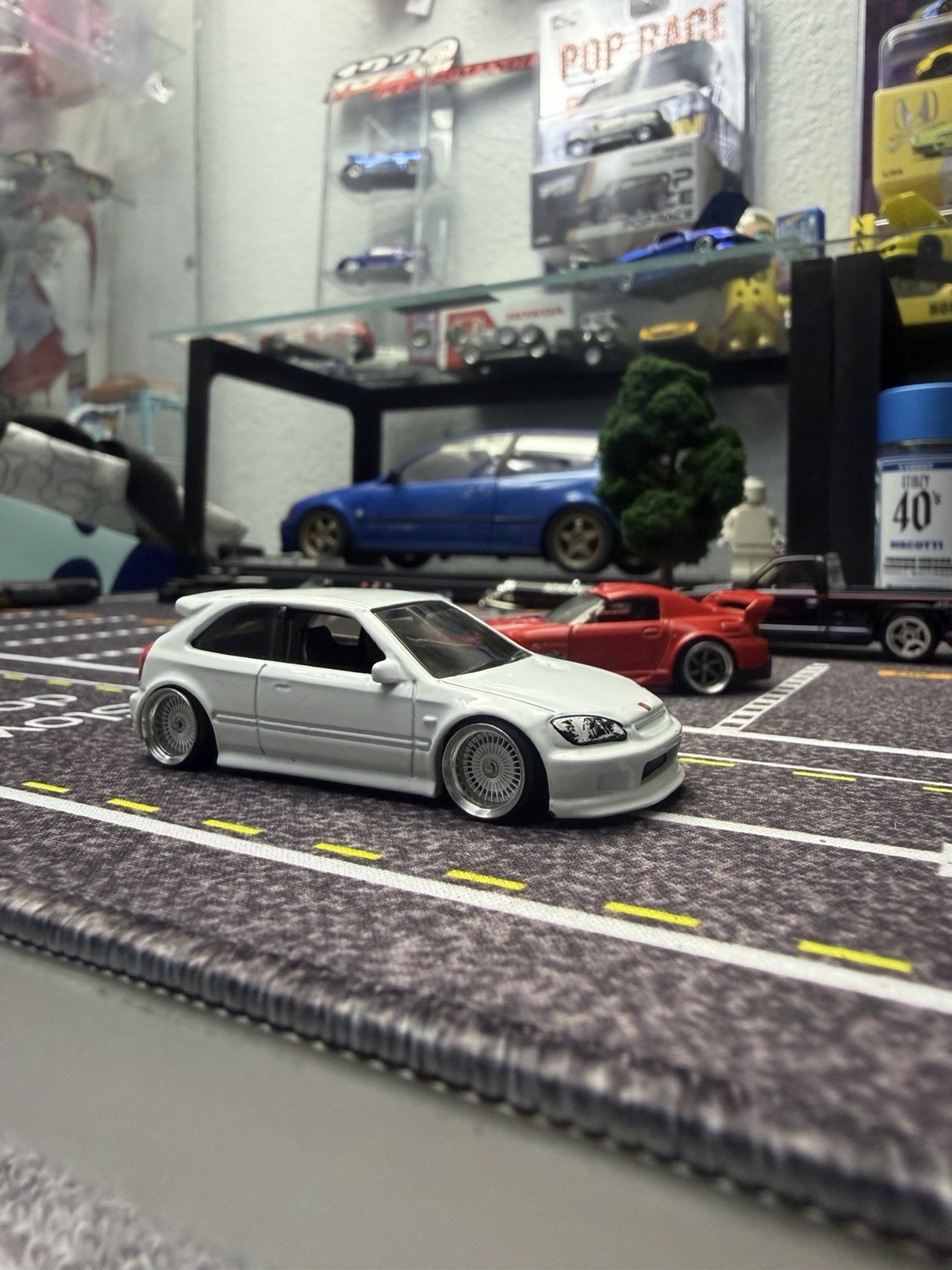 Hot Wheels Honda Civic Type R EK9 1999 White Diecast 1:64 JDM Special Ed