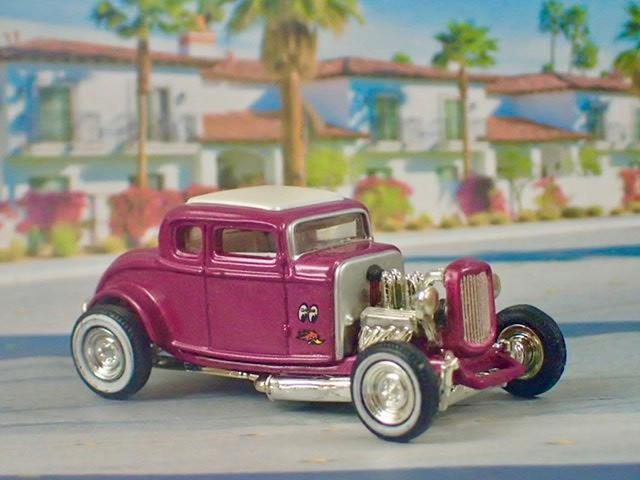 American Graffiti 1932 Ford Flathead 3.6L V8 Deuce Coupe 1/64 Scale Ltd Edit II