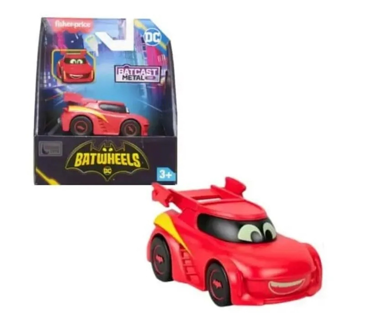 BATWHEELS BATCAST METAL 1:55 SCALE ASST. HML12 ASSORT FISHER-PRICE BATMAN TOY DC