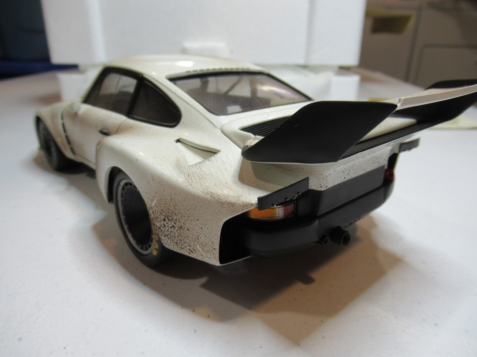 1976 Porsche 935 White Works Prototype Ultra Rare Finish Line Plus FLP Exoto
