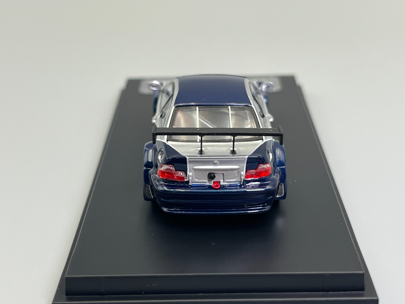 BMW E46 M3 GTR Need for Speed Most Wanted DCM Model 1/64 scale with display case