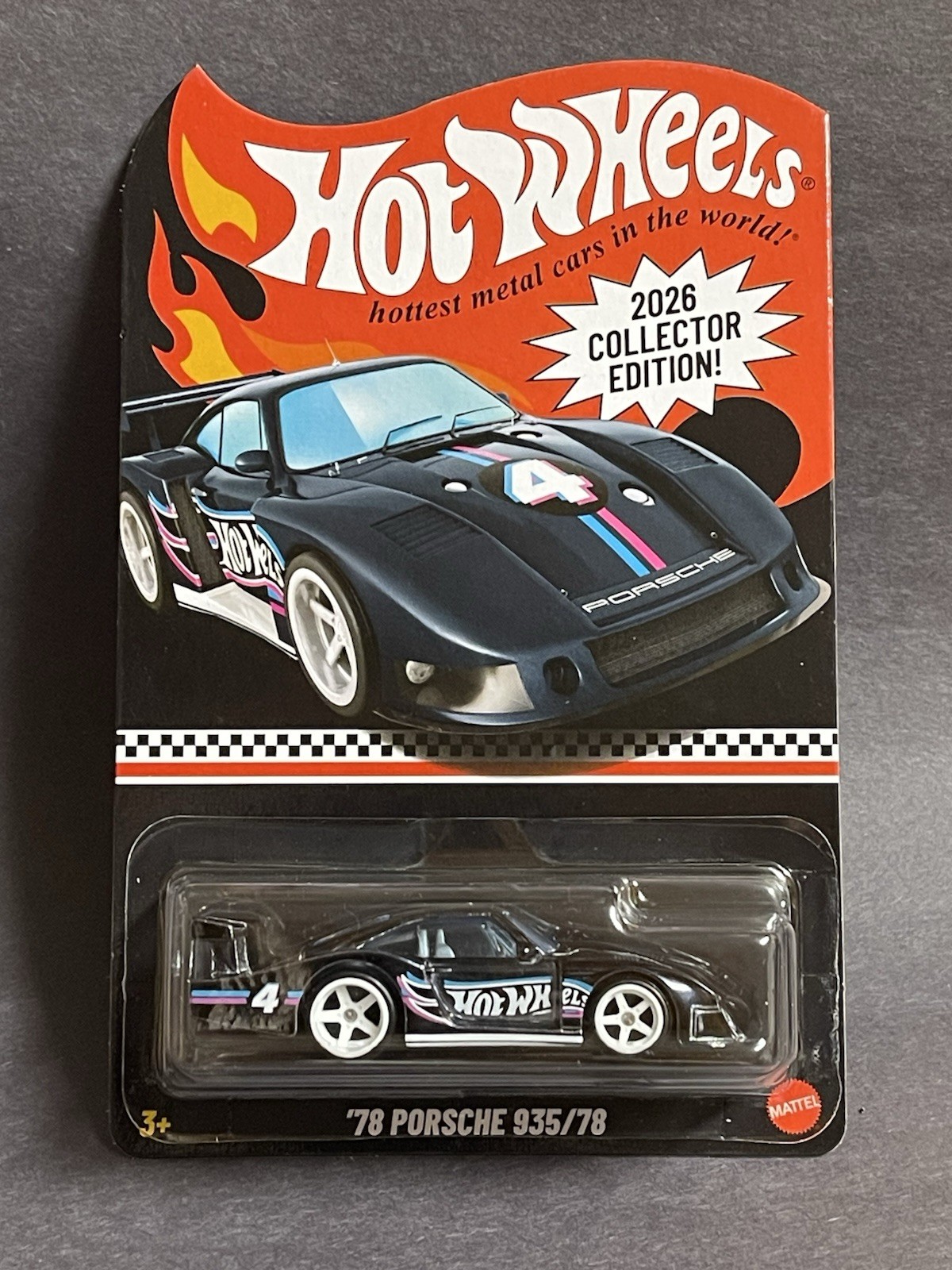 Hot Wheels 2026 Mail In Collector Edition ’78 Porsche 935 Card W/protector