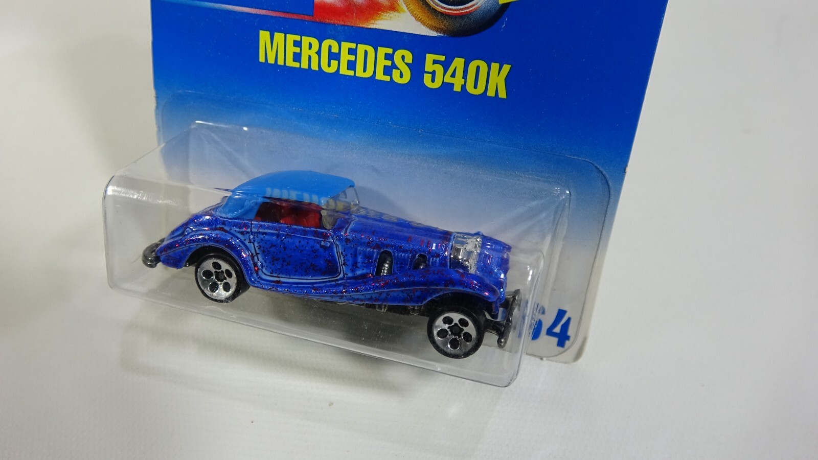 1991 Hot Wheels Die Cast Cars Blue Sparkle Mercedes 540K #164 – #0422