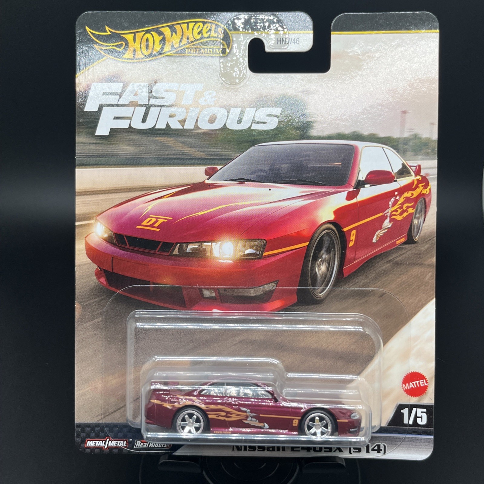 Hot Wheels Premium Fast & Furious 1:64 Diecast 1997 Nissan 240SX (S14) Red