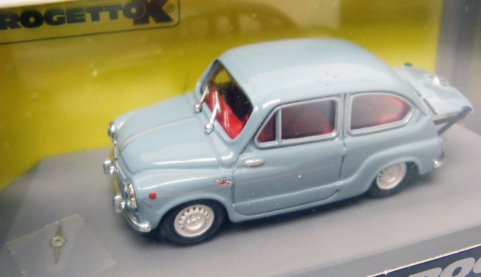 1964 FIAT Abarth 850 TC blue 1/43 Progetto K PK125 Italy MB
