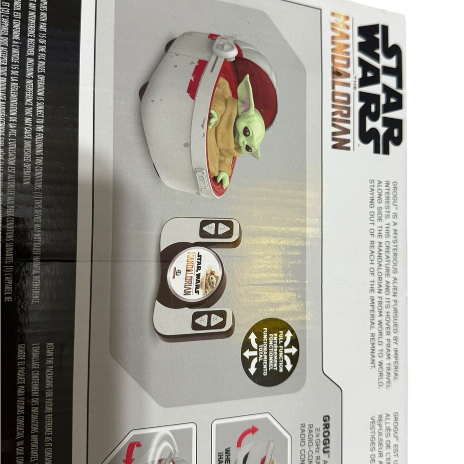 Star Wars – The Mandalorian 9″ Radio Controlled Grogu & Hover Pram