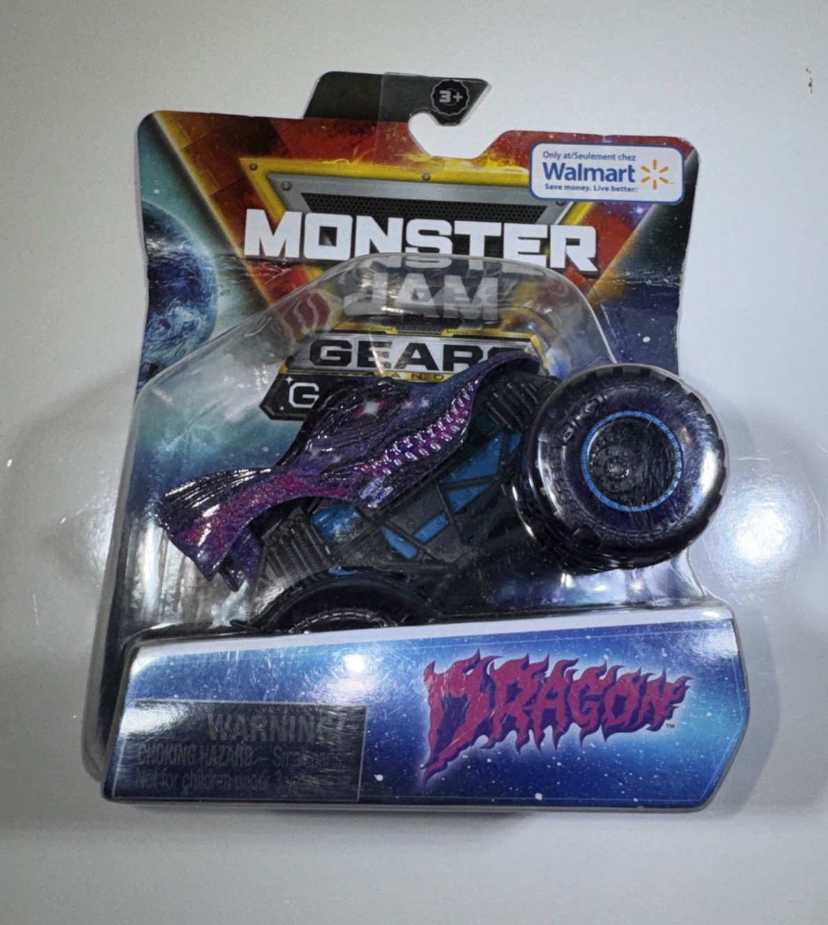 Monster Jam Gears and Galaxies Dragon Walmart Exclusive Monster Truck