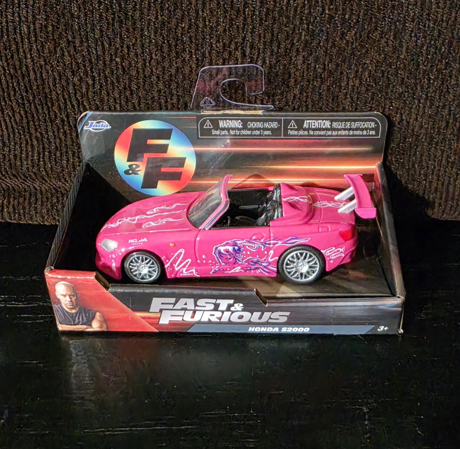 Jada Toys Fast & Furious Honda S2000 Pink Car Toy 3+ Years