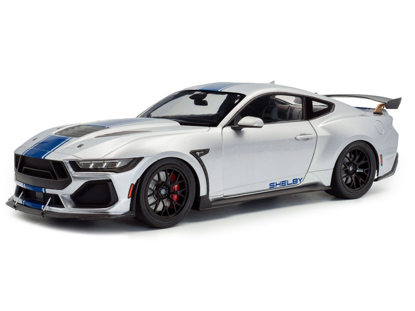 2024 FORD SHELBY MUSTANG SUPER SNAKE GRAY 1/18 DIECAST SOLIDO S1813803