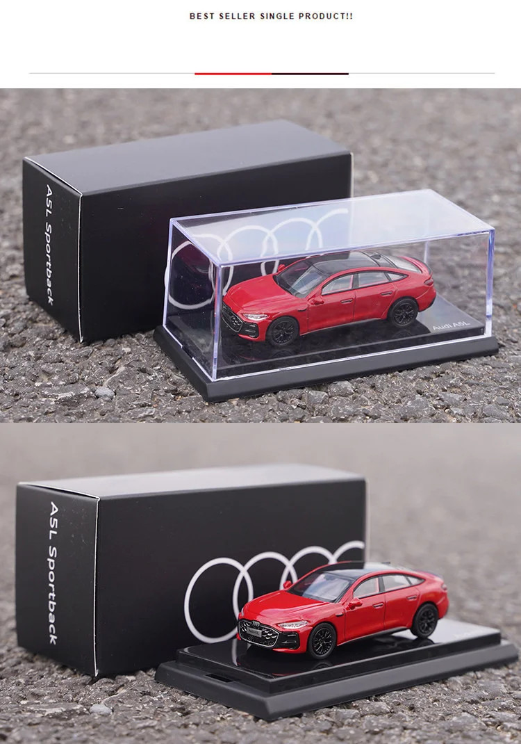 1:64 Audi A5 A5L Sportback 2025 Coupe Alloy Sports Car Model Diecast Vehicle