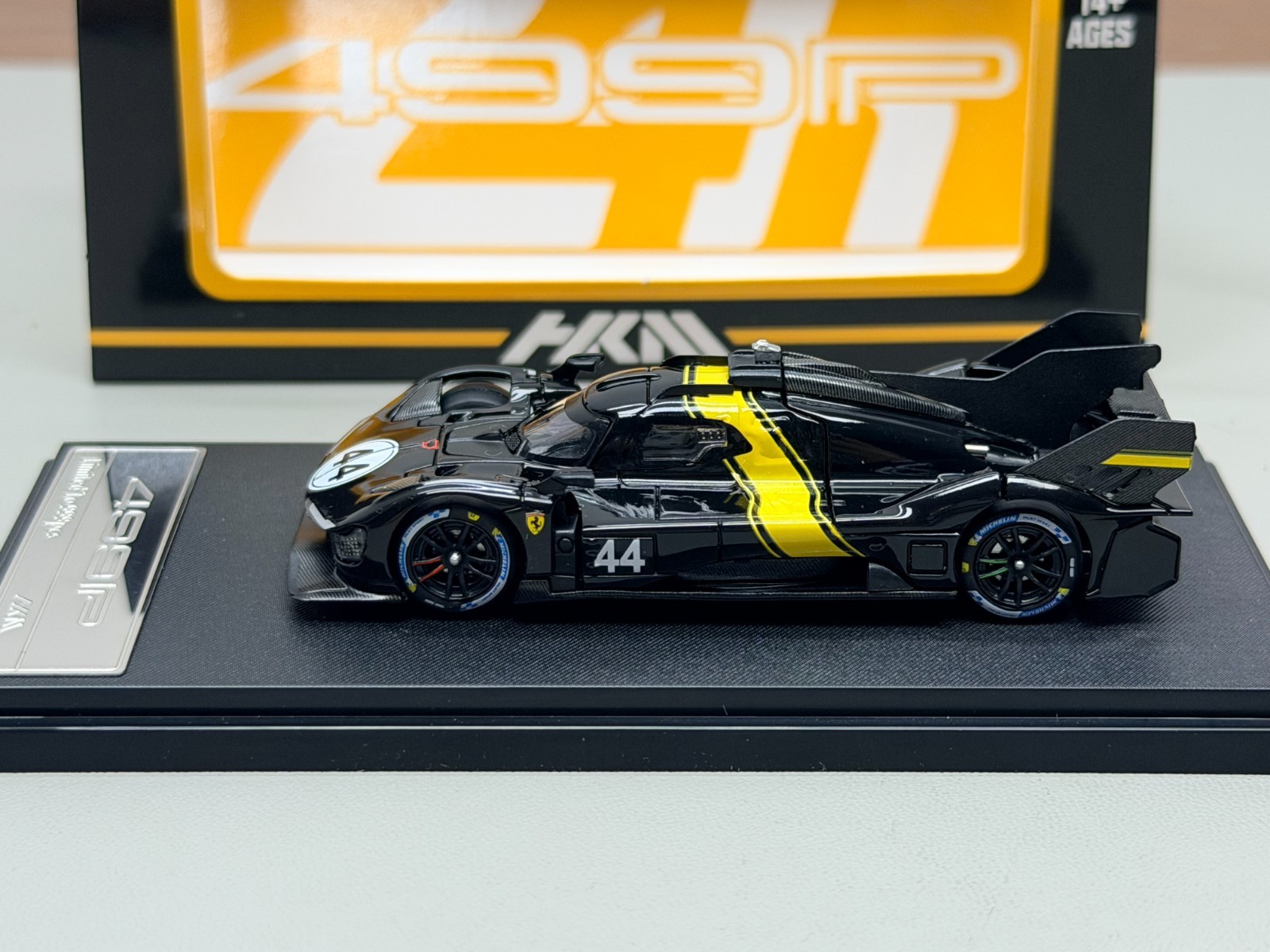 HKM 1/64 Ferrari 499P Hypercar Le Mans Alloy Car Model