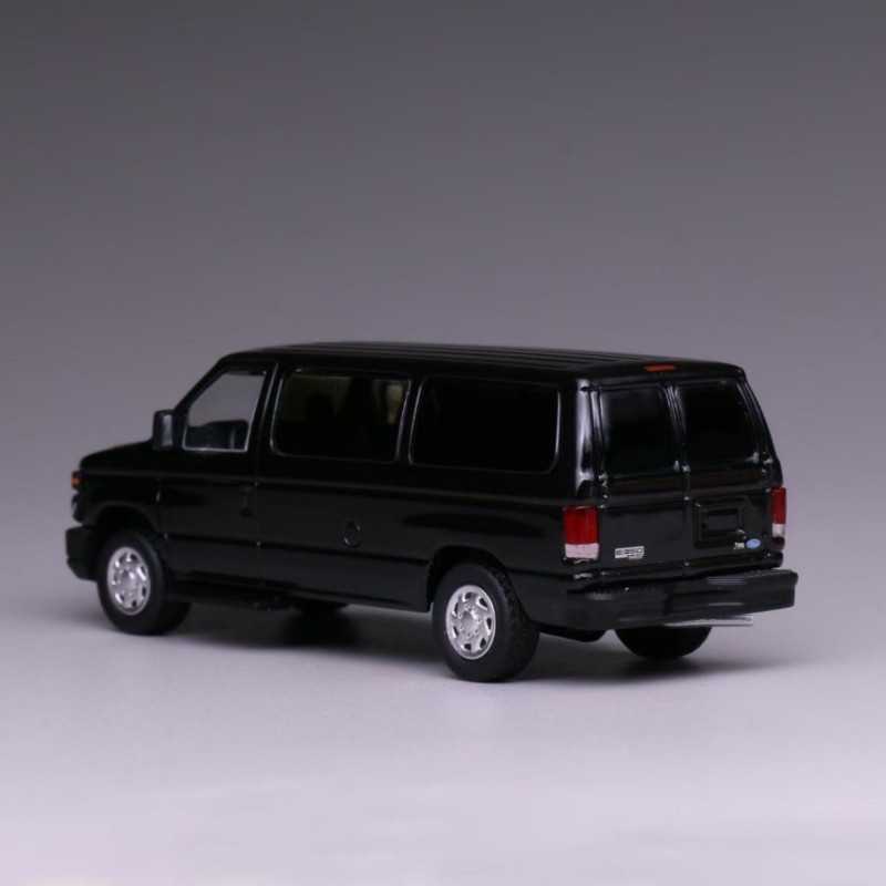 Black 1:64 Ford E350 PL Prisoner Van – Super Duty Die Cast Model Collection New