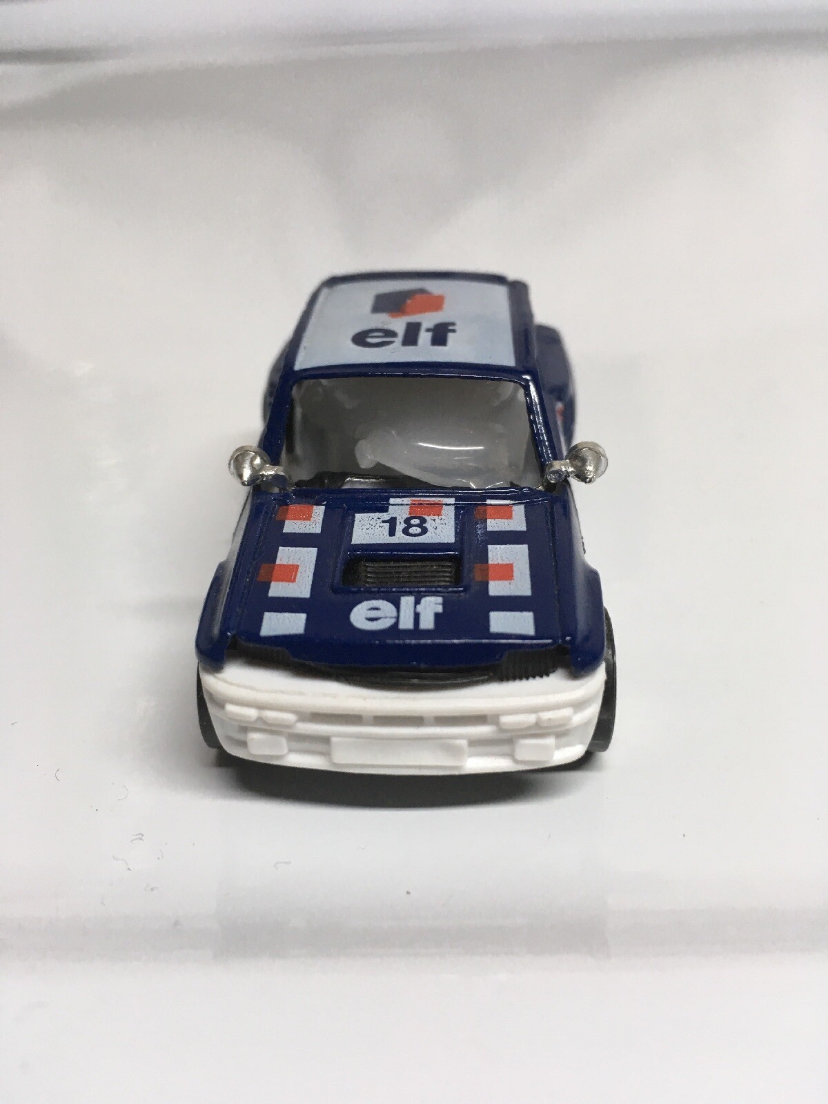 Corgi Renault 5 Turbo Elf Car #18 Blue 10 Spoke Wheels Made in United Kingdom
