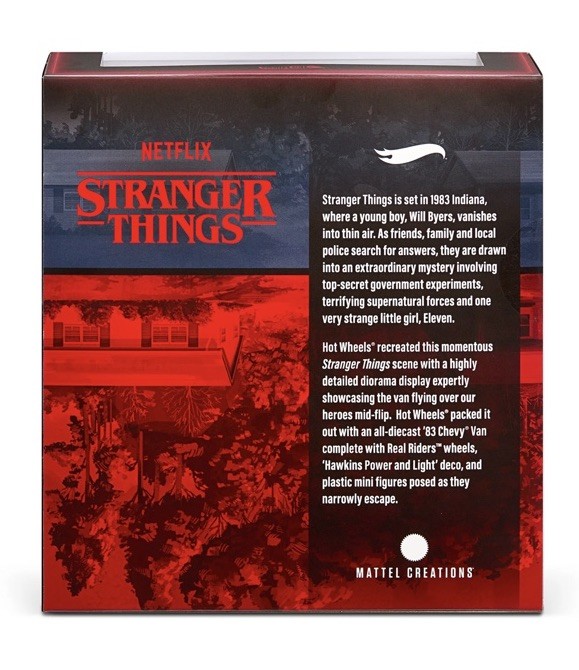 ✅PRESALE CONFIRMED ✅ Hot Wheels Stranger Things 10th Anniversary ’83 Chevy Van