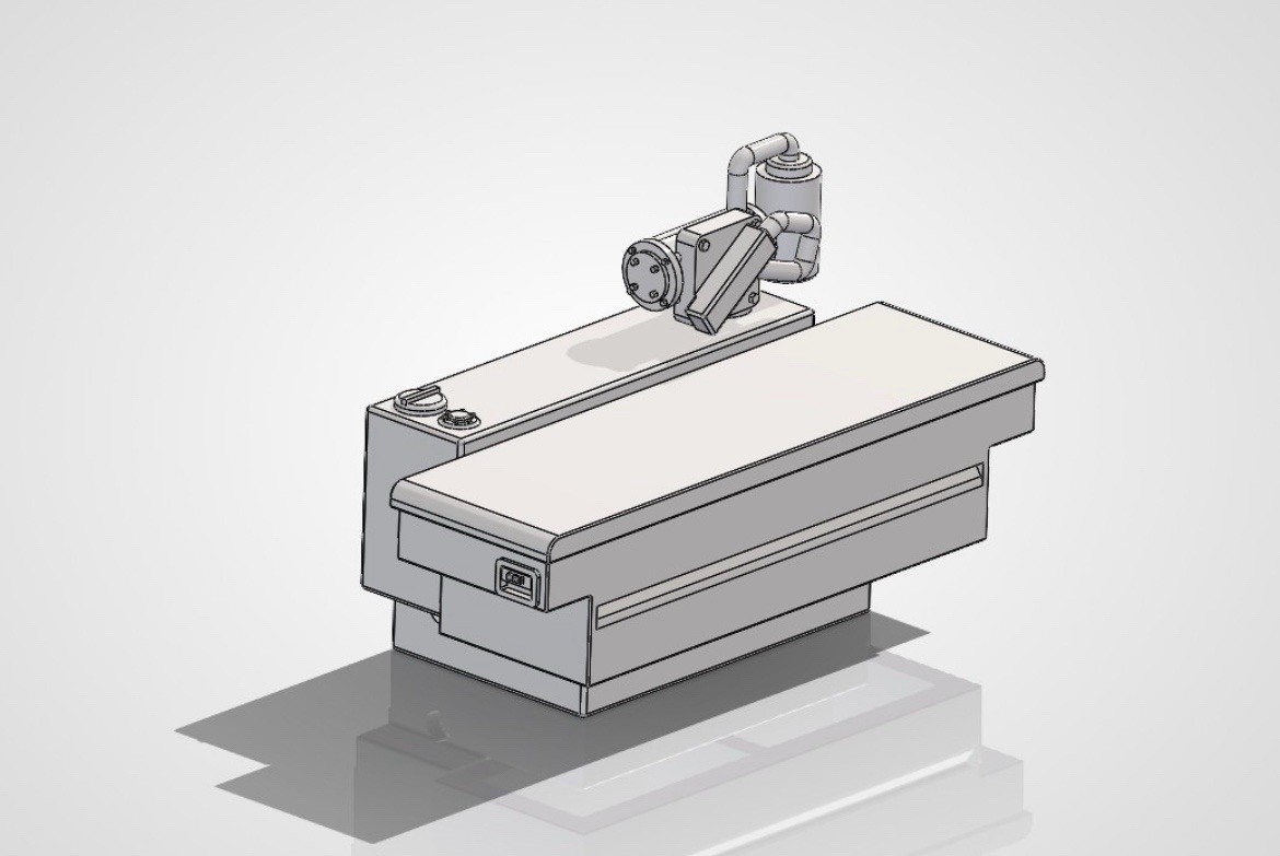 1/64 Scale 3D Printed Fuel Transfer Tank For Greenlight Trucks And Dioramas