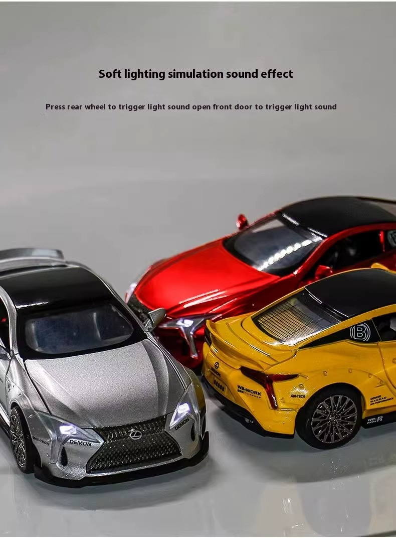 1:32 Lexus LC500 Alloy Sports Car Model Diecast Metal Toy Racing Car Vehicle