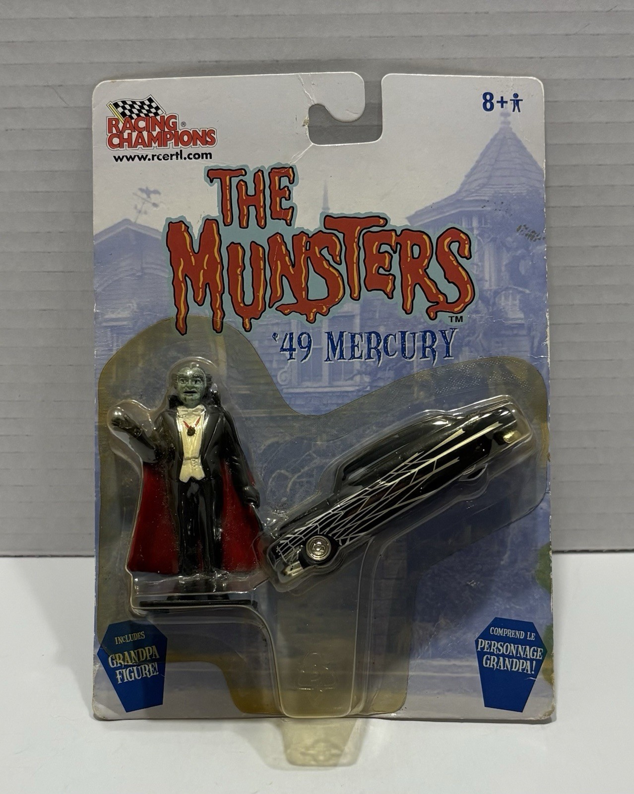 Racing Champions The Munsters ‘ 49 Mercury with Grandpa Figure