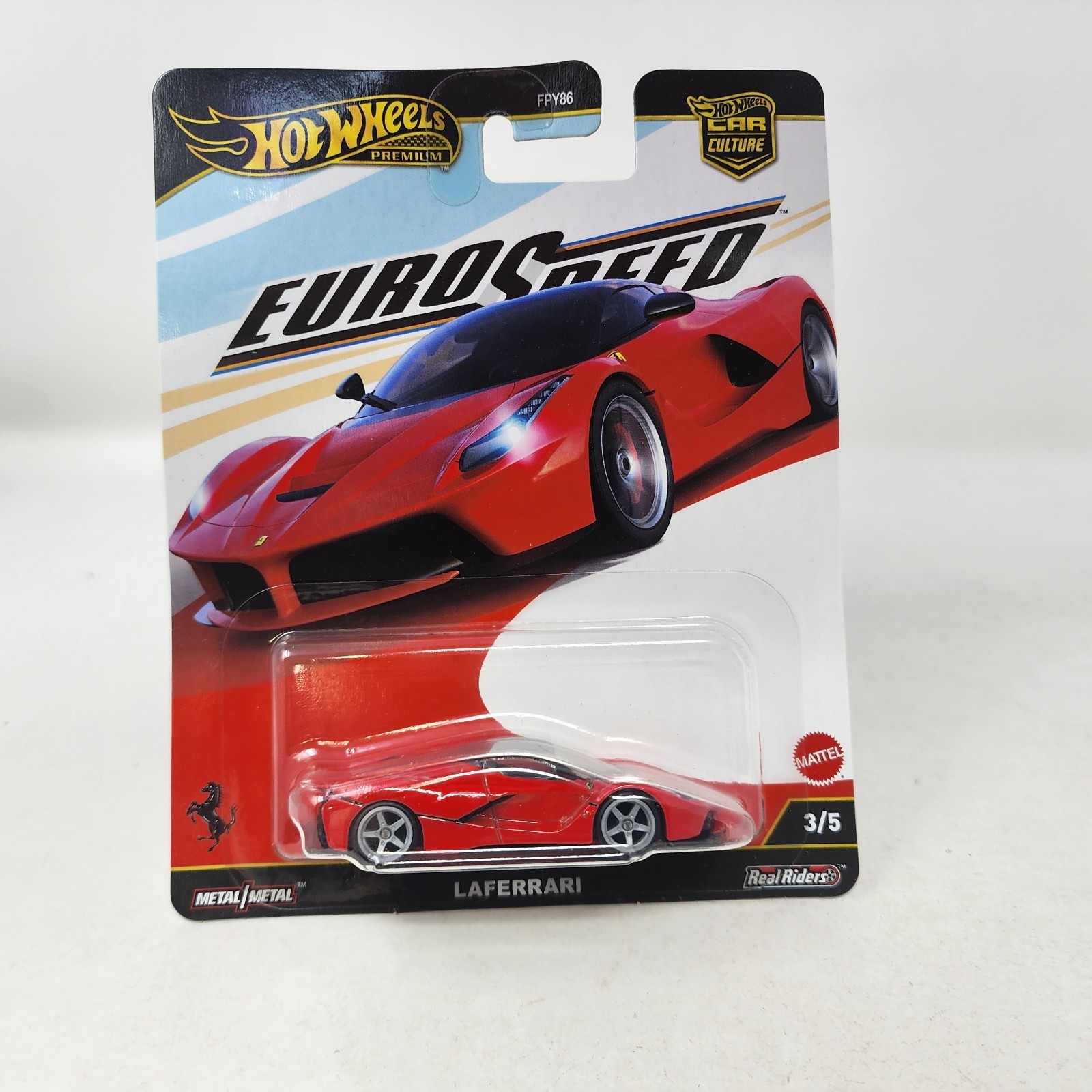 Laferrari 3/5 * RED * 2025 Hot Wheels Car Culture EURO SPEED WC64